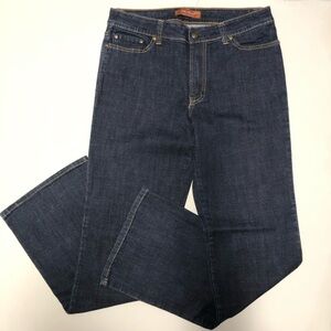 Mu jeans authentic dungarees mid rise boot cut jeans size 14